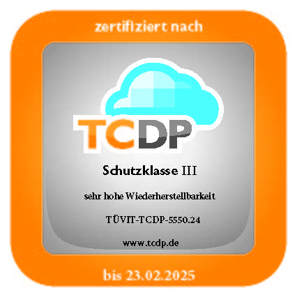 Prüfzeichen_idgard TCDP 2025 - idgard